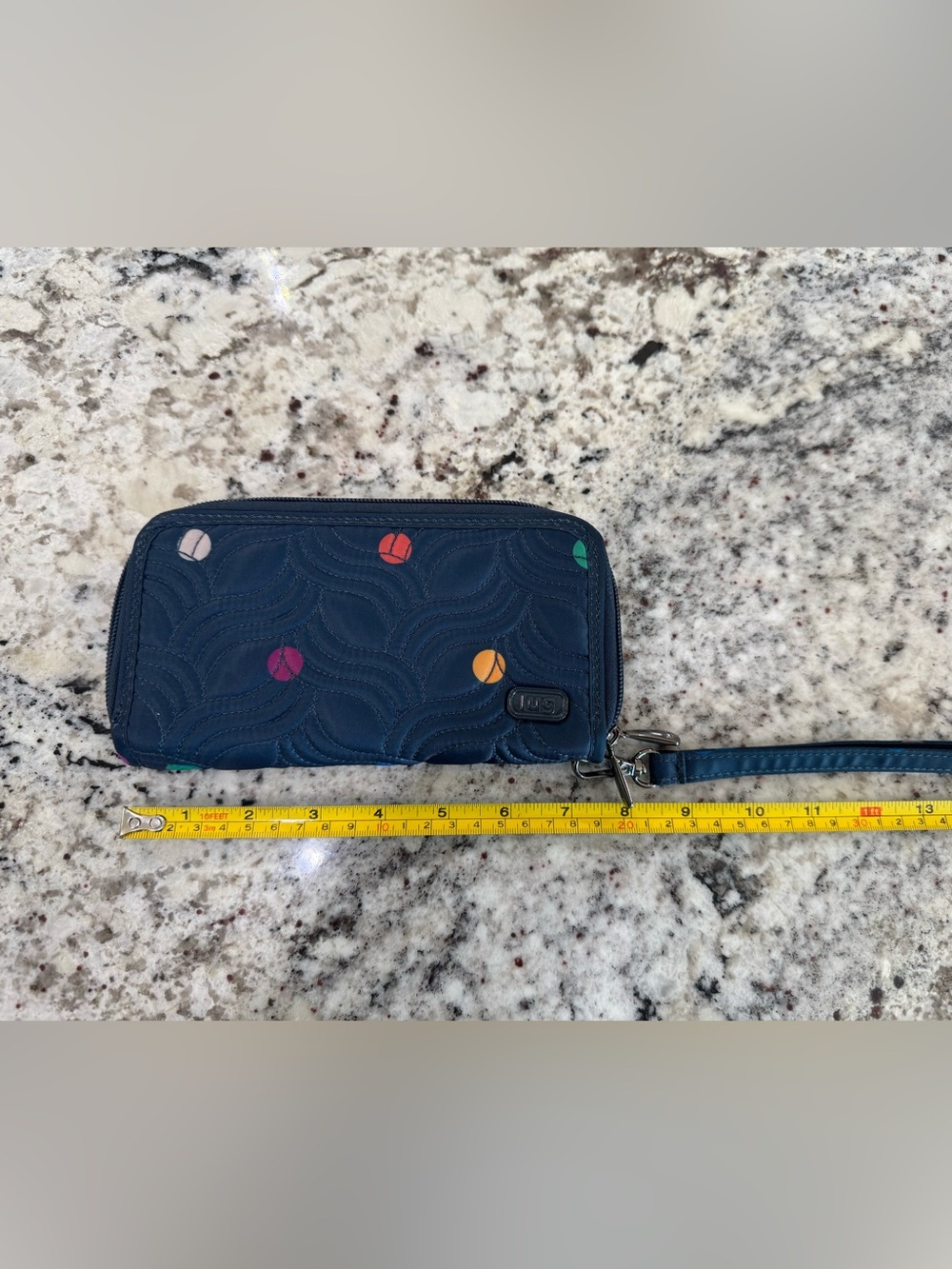 lug Splits XL Navy Wristlet/wallet